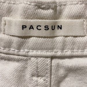 White PacSun Jean Shorts